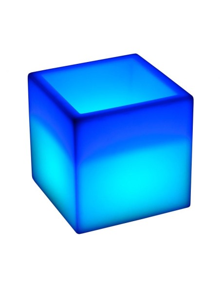 Кашпо с подсветкой Куб LED Plaza 40 см RGB с аккумулятором Кашпо с подсветкой Куб LED Plaza 40 см RGB с аккумулятором