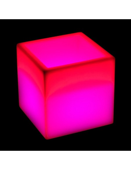 Кашпо с подсветкой Куб LED Plaza 40 см RGB с аккумулятором Кашпо с подсветкой Куб LED Plaza 40 см RGB с аккумулятором