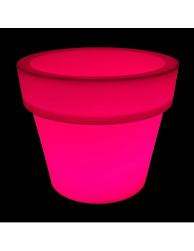 Светящийся вазон для цветов LED FLOWERPOT-1 c разноцветной RGB подсветкой и пультом ДУ IP65 220V