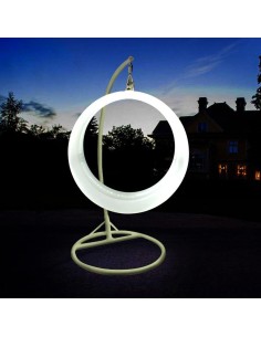 Качели светящиеся Кольцо LED SWING разноцветные RGB с аккумулятором и пультом ДУ IP65 2