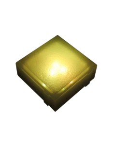 Светодиодная брусчатка 100x100 мм LED Lumbrus Brick жёлтая IP68