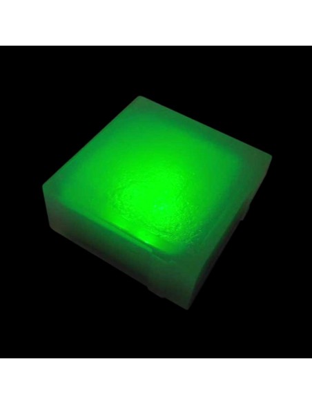 Светодиодная брусчатка 100x100 мм LED Lumbrus Brick зелёная IP68 Светодиодная брусчатка 100x100 мм LED Lumbrus Brick зелёная IP68