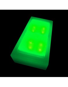 Светодиодная брусчатка 200x100 мм LED Lumbrus Brick зелёная IP68 2