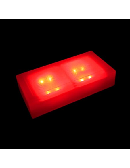 Светодиодная брусчатка 200x100 мм LED Lumbrus Brick красная IP68 Светодиодная брусчатка 200x100 мм LED Lumbrus Brick красная IP68