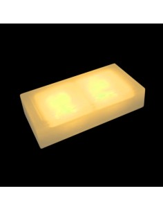 Светодиодная брусчатка 200x100 мм LED Lumbrus Brick жёлтая IP68 2