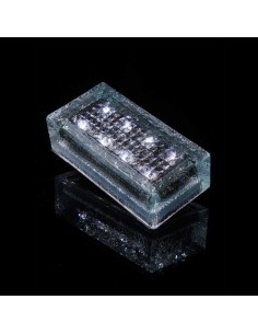 Светодиодная брусчатка 200x100 мм на солнечных батареях LED Solar Glass белая IP68