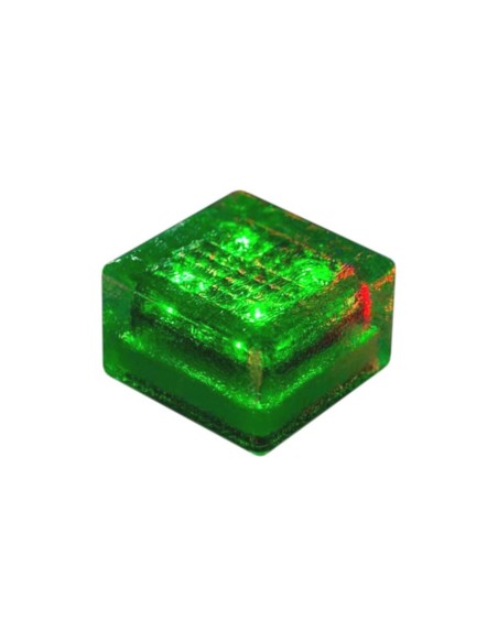 Светодиодная брусчатка 100x100 мм на солнечных батареях LED Solar Glass зелёная IP68 Светодиодная брусчатка 100x100 мм на солнечных батареях LED Solar Glass зелёная IP68