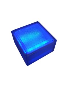 Светодиодная брусчатка 100x100 мм LED Lumbrus City синяя IP68