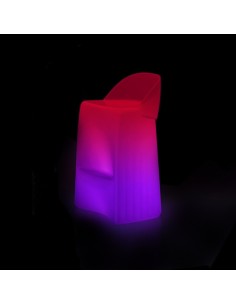 Барный стул с подсветкой LED Waves RGB