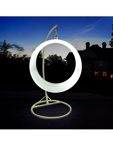 Качели светящиеся Кольцо LED SWING разноцветные RGB с пультом IP65 220V