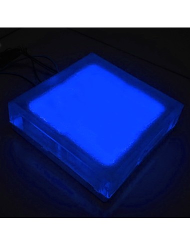 Светодиодная тротуарная плитка 200x200 мм LED Lumbrus Brick синяя IP68
