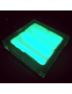 Светодиодная тротуарная плитка 200x200 мм LED Lumbrus Brick зелёная IP68