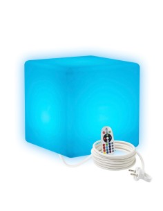 Светильник куб LED CUBE 30 см разноцветный RGB с пультом ДУ IP65 220V 2
