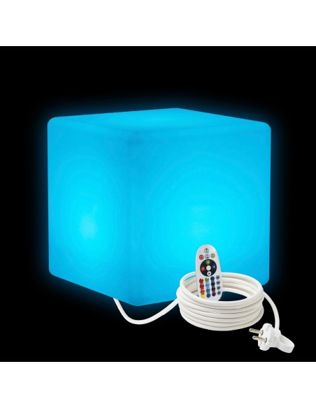 Светильник куб LED CUBE 30 см разноцветный RGB с пультом ДУ IP65 220V Светильник куб LED CUBE 30 см разноцветный RGB с пультом ДУ IP65 220V