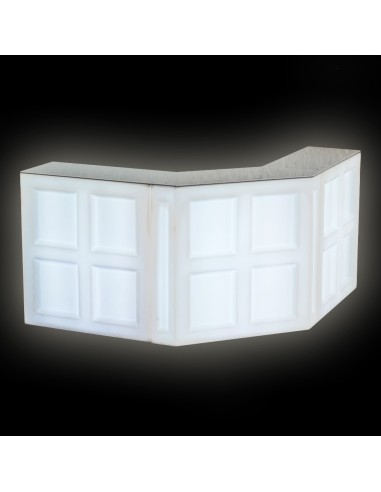 Светящаяся барная стойка LED BAR (угловая) белый 220V