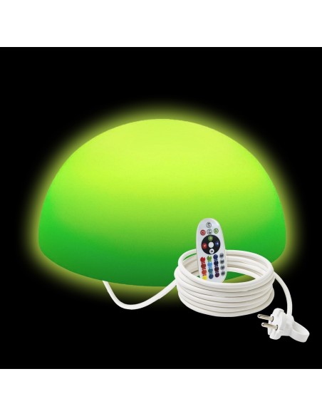 Светильник полусфера LED HEMISPHERE 40 см разноцветный RGB с пультом ДУ IP65 220V Светильник полусфера LED HEMISPHERE 40 см разноцветный RGB с пультом ДУ IP65 220V