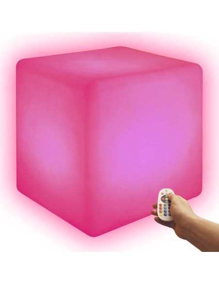 Светильник куб беспроводной LED CUBE 60 см разноцветный RGB с аккумулятором и пультом USB IP68 Светильник куб беспроводной LED CUBE 60 см разноцветный RGB с аккумулятором и пультом USB IP68