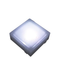 Светодиодная брусчатка 100x100 мм LED Lumbrus Brick белая IP68 2