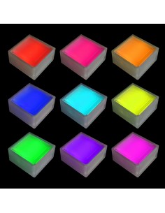 Светодиодная брусчатка 100x100 мм LED Lumbrus City RGB IP68 2
