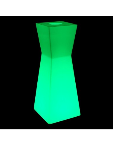Светящаяся стойка ресепшн с аккумулятором LED PRISM с разноцветной RGB подсветкой и пультом USB IP65