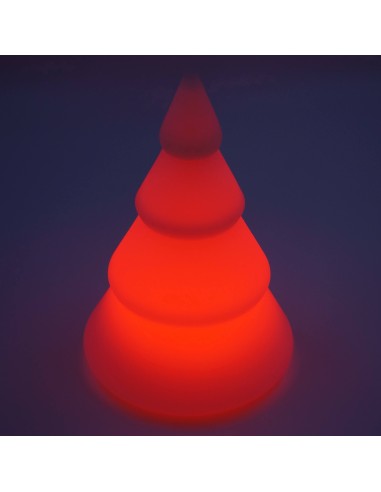 Беспроводной светильник Ёлочка LED CONIC многоцветный RGB с пультом ДУ и аккумулятором