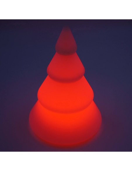 Беспроводной светильник Ёлочка LED CONIC многоцветный RGB с пультом ДУ и аккумулятором Беспроводной светильник Ёлочка LED CONIC многоцветный RGB с пультом ДУ и аккумулятором