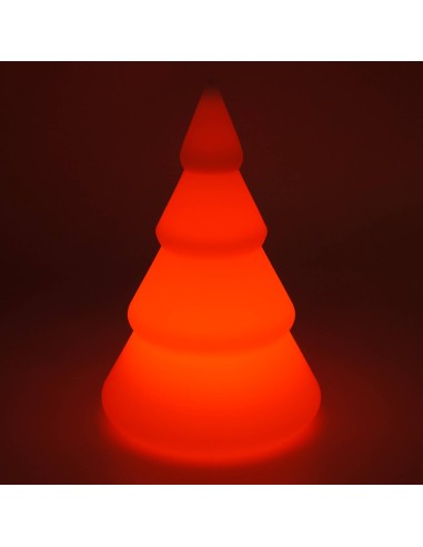 Беспроводной светильник Ёлочка LED CONIC многоцветный RGB с пультом ДУ и аккумулятором