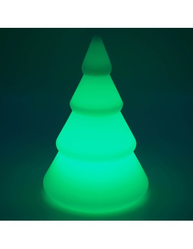 Беспроводной светильник Ёлочка LED CONIC многоцветный RGB с пультом ДУ и аккумулятором