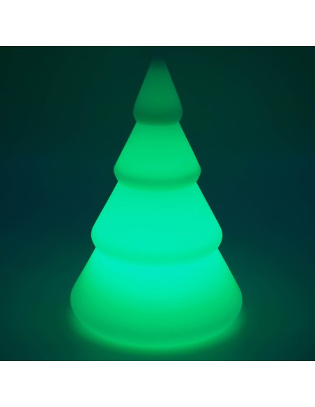 Беспроводной светильник Ёлочка LED CONIC многоцветный RGB с пультом ДУ и аккумулятором Беспроводной светильник Ёлочка LED CONIC многоцветный RGB с пультом ДУ и аккумулятором