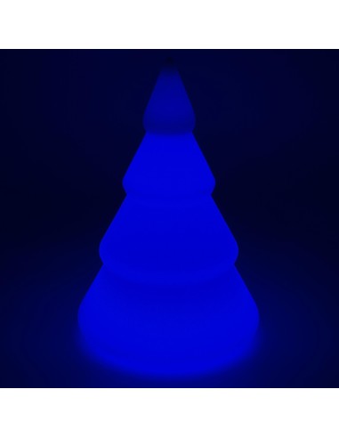 Садовый уличный светильник Ёлочка LED CONIC c разноцветной RGB подсветкой и пультом ДУ IP65 220V