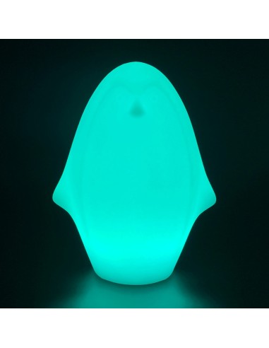 Настольная лампа Пингвин LED PENGUIN с разноцветной RGB подсветкой и пультом ДУ IP65 220V