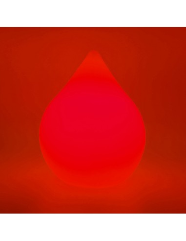 Садовый уличный светильник Капля LED DROP c разноцветной RGB подсветкой и пультом ДУ IP65 220V