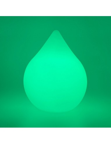 Садовый уличный светильник Капля LED DROP c разноцветной RGB подсветкой и пультом ДУ IP65 220V