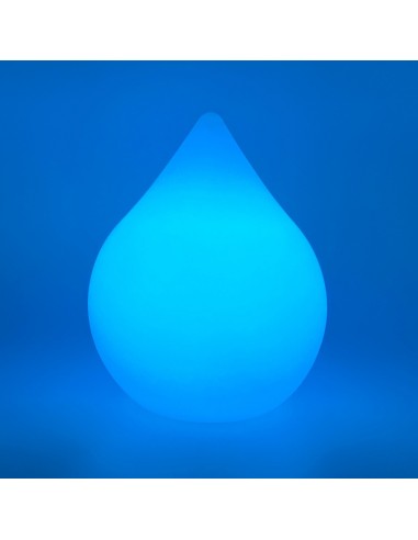 Садовый уличный светильник Капля LED DROP c разноцветной RGB подсветкой и пультом ДУ IP65 220V