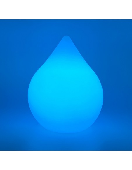 Садовый уличный светильник Капля LED DROP c разноцветной RGB подсветкой и пультом ДУ IP65 220V Садовый уличный светильник Капля LED DROP c разноцветной RGB подсветкой и пультом ДУ IP65 220V