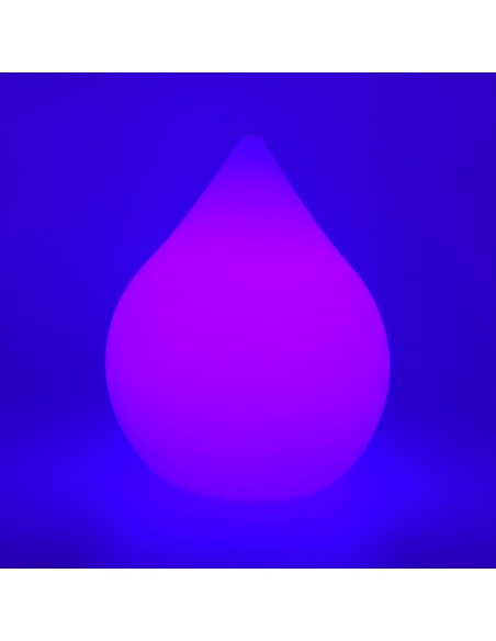 Садовый уличный светильник Капля LED DROP c разноцветной RGB подсветкой и пультом ДУ IP65 220V Садовый уличный светильник Капля LED DROP c разноцветной RGB подсветкой и пультом ДУ IP65 220V