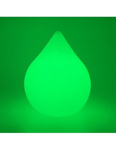 Садовый уличный светильник Капля LED DROP c разноцветной RGB подсветкой и пультом ДУ IP65 220V