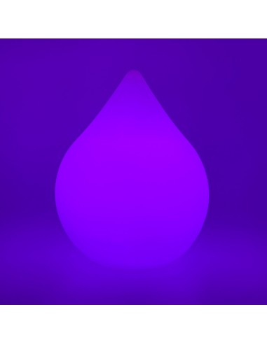 Садовый уличный светильник Капля LED DROP c разноцветной RGB подсветкой и пультом ДУ IP65 220V