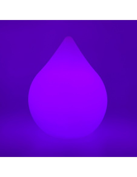 Садовый уличный светильник Капля LED DROP c разноцветной RGB подсветкой и пультом ДУ IP65 220V Садовый уличный светильник Капля LED DROP c разноцветной RGB подсветкой и пультом ДУ IP65 220V