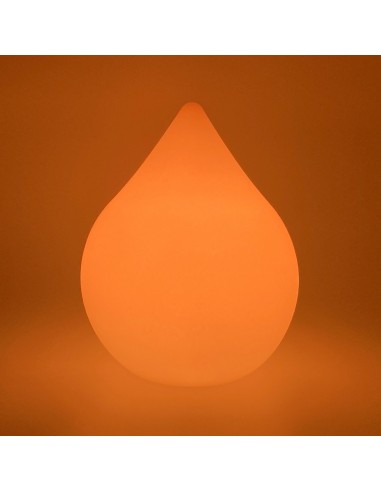 Садовый уличный светильник Капля LED DROP c разноцветной RGB подсветкой и пультом ДУ IP65 220V