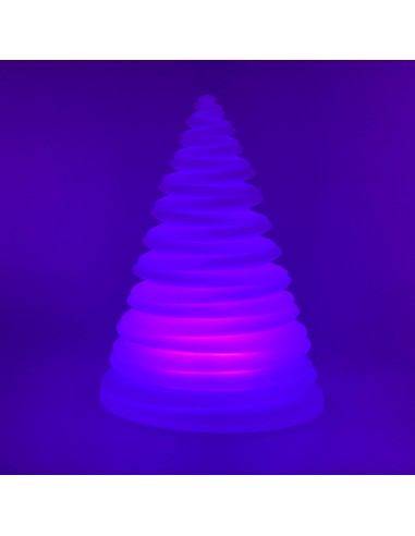 Беспроводной светильник Спираль LED SPICE многоцветный RGB с пультом ДУ и аккумулятором