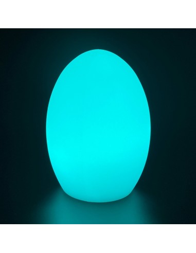 Садовый уличный светильник Яйцо LED EGG c разноцветной RGB подсветкой и пультом ДУ IP65 220V