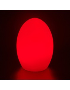 Садовый уличный светильник Яйцо LED EGG c разноцветной RGB подсветкой и пультом ДУ IP65 220V 2