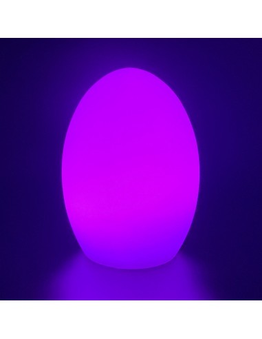 Садовый уличный светильник Яйцо LED EGG c разноцветной RGB подсветкой и пультом ДУ IP65 220V