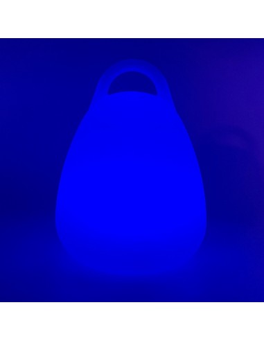 Садовый уличный светильник с ручкой LED HANDLE c разноцветной RGB подсветкой и пультом ДУ IP65 220V