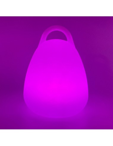 Садовый уличный светильник с ручкой LED HANDLE c разноцветной RGB подсветкой и пультом ДУ IP65 220V