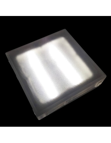 Светодиодная тротуарная плитка 200x200 мм LED Lumbrus City белая IP68