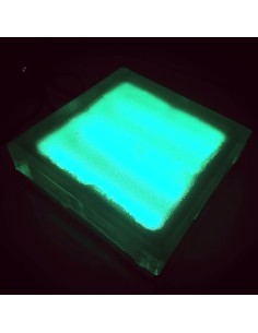 Светодиодная тротуарная плитка 200x200 мм LED Lumbrus City зелёная IP68