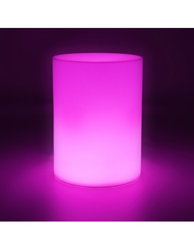 Светильник цилиндр LED CYLINDER 39 разноцветный RGB с пультом ДУ IP65 220V