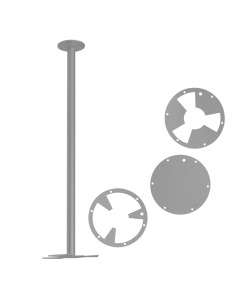 Потолочное крепление-штанга QUICK-STICK для светильников и световых фигур